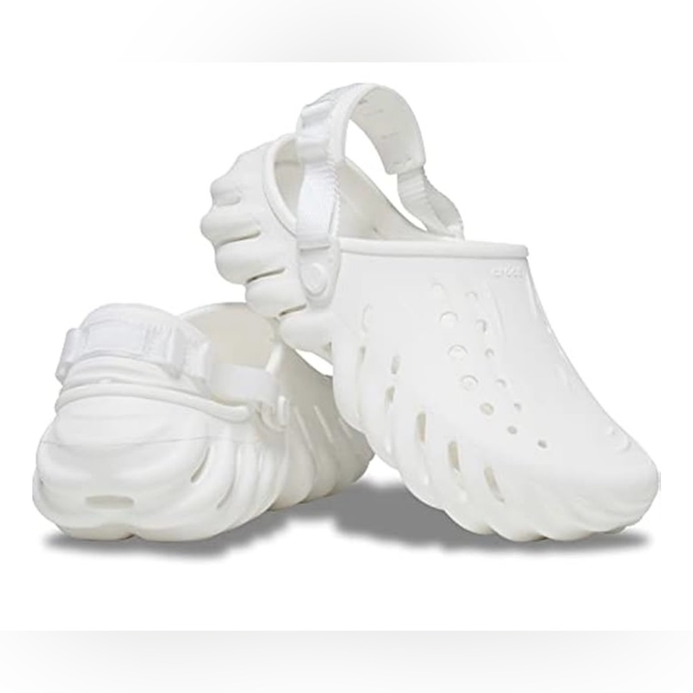 crocs echo clog white US m6/w8 EUR 38-39 New w Tag